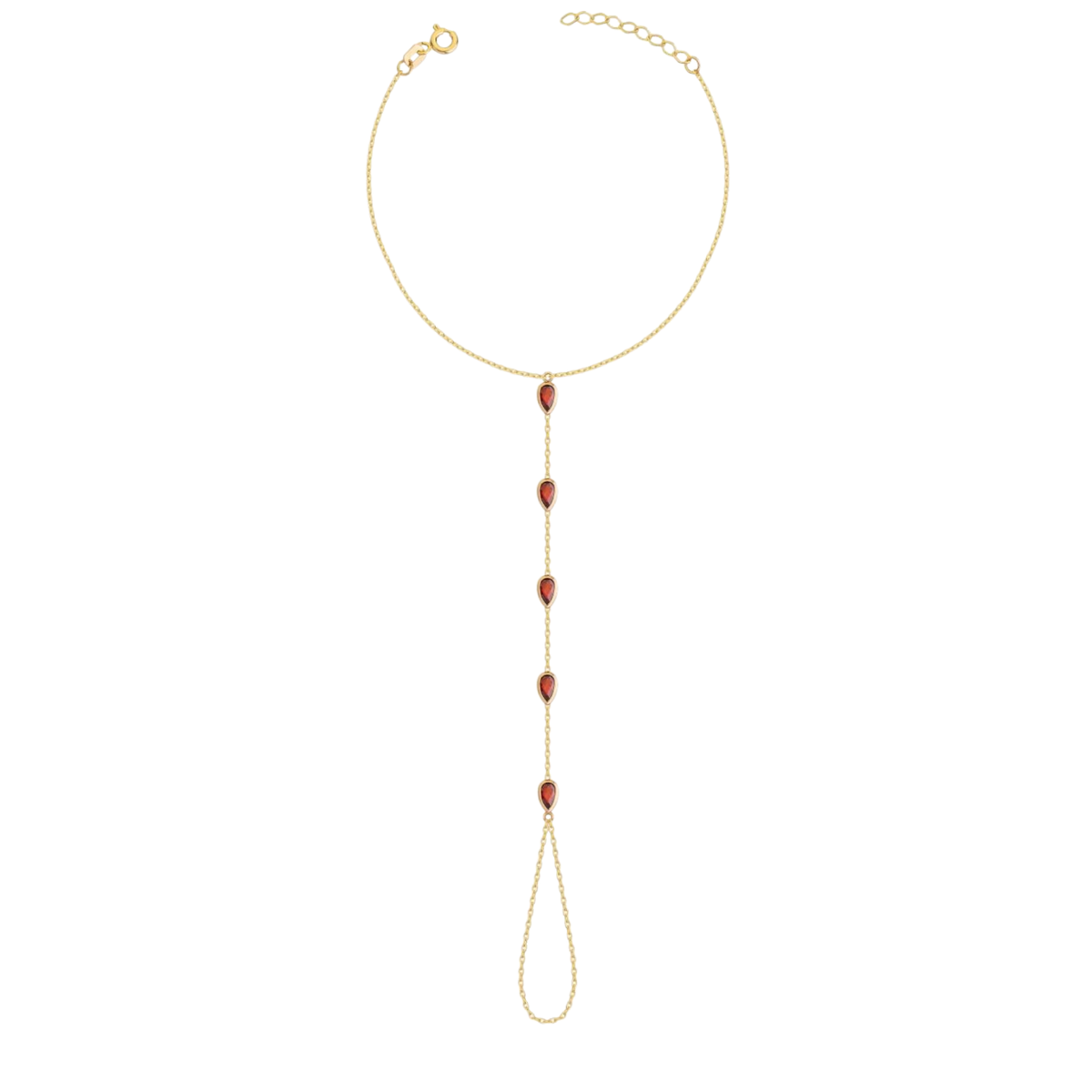Pomegranate Trail Hand Chain