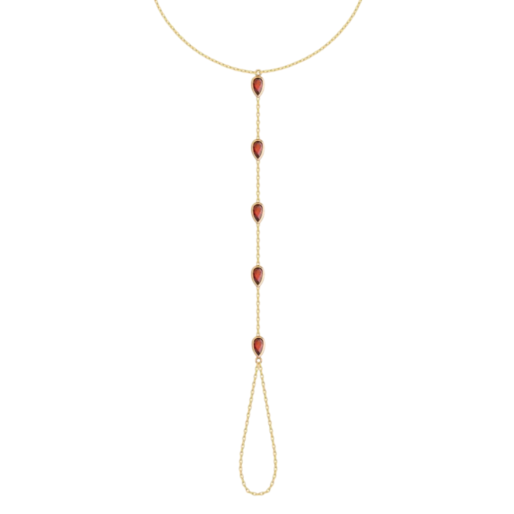 Pomegranate Trail Hand Chain