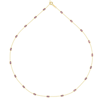 Amethyst Line Necklace