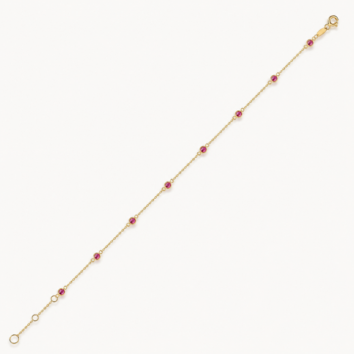 Fuchsia Station Bracelet