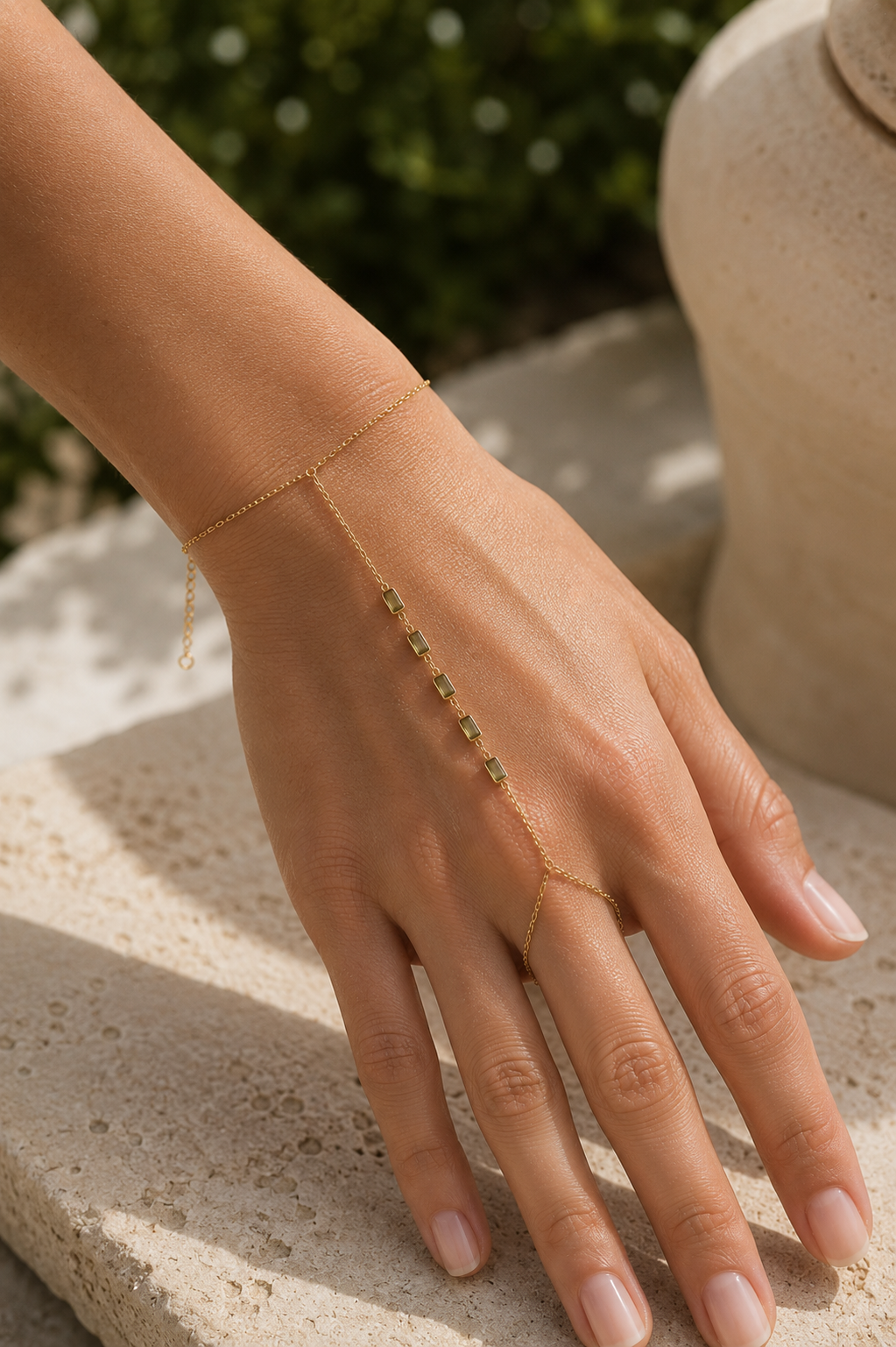 Smoke Quartz Hand Chain