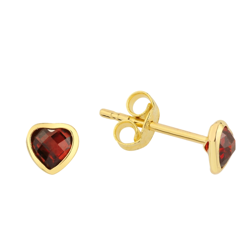Garnet Red Heart