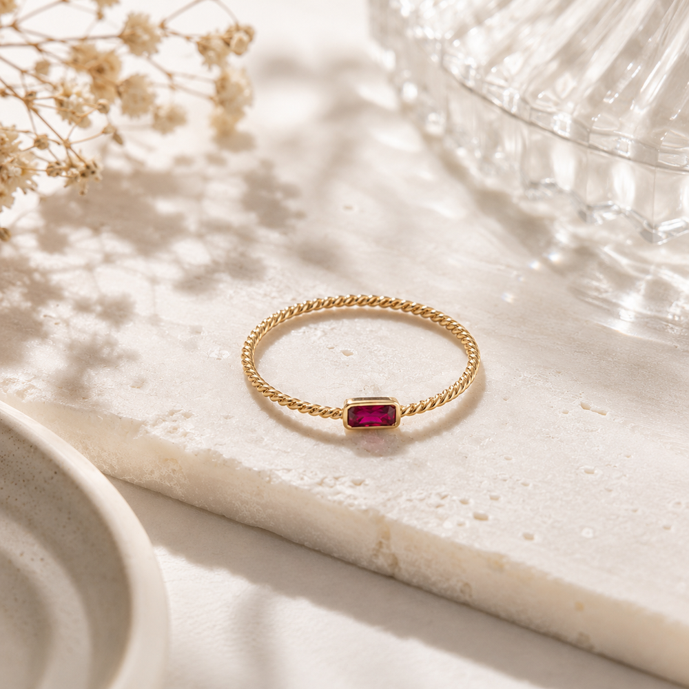 Mini Ruby Ring