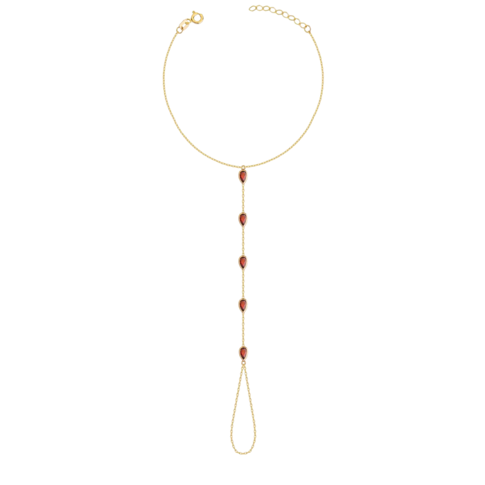 Pomegranate Trail Hand Chain