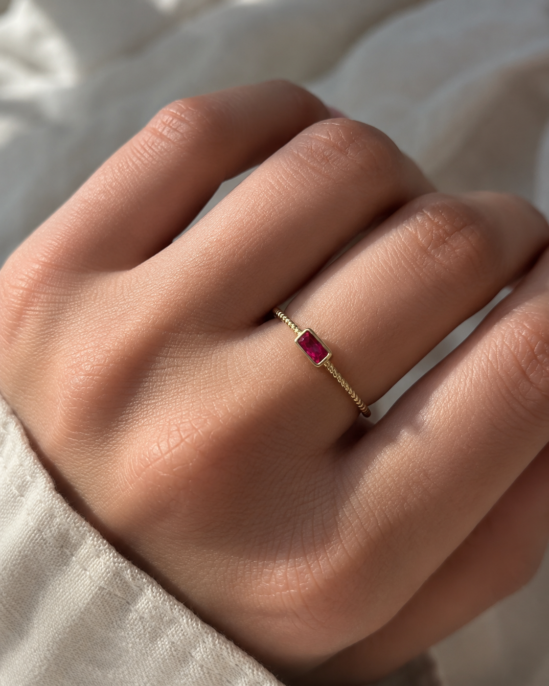 Mini Ruby Ring