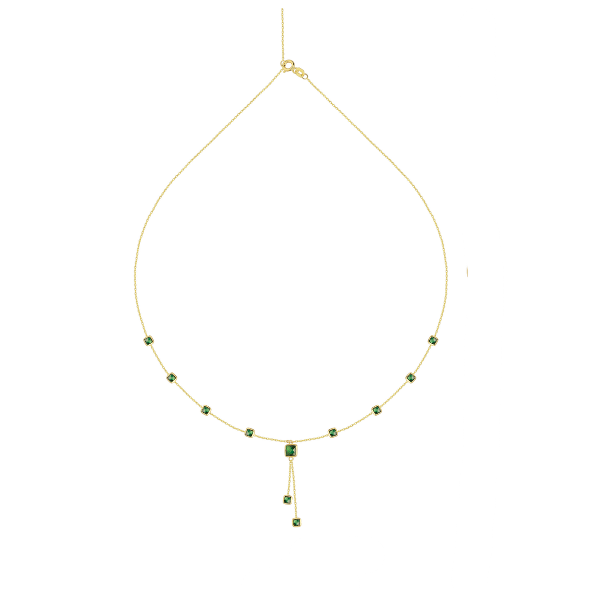 Smaragden Pad Ketting