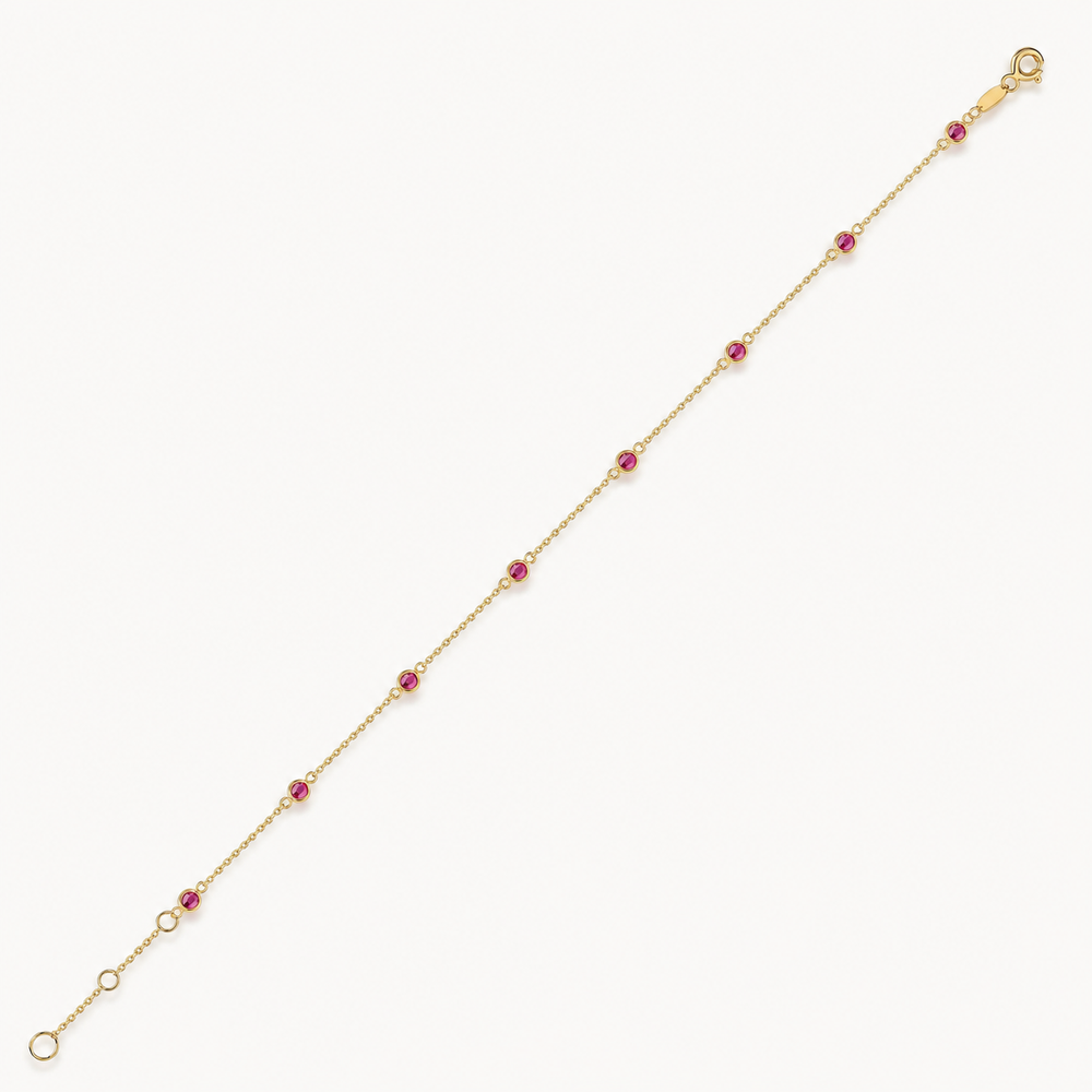 Fuchsia Station Bracelet