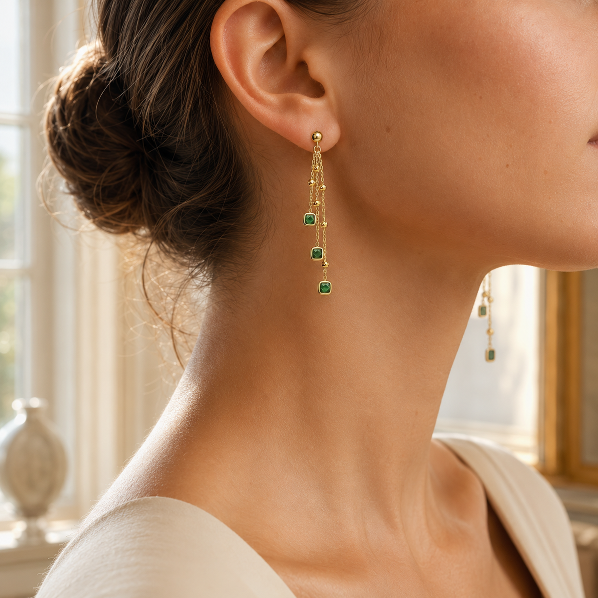 Emerald Earrings
