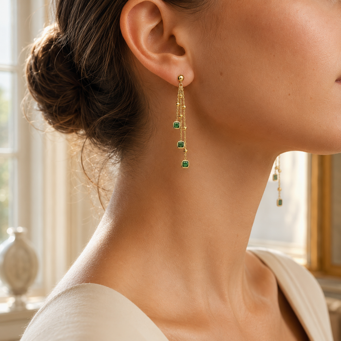 Emerald Earrings
