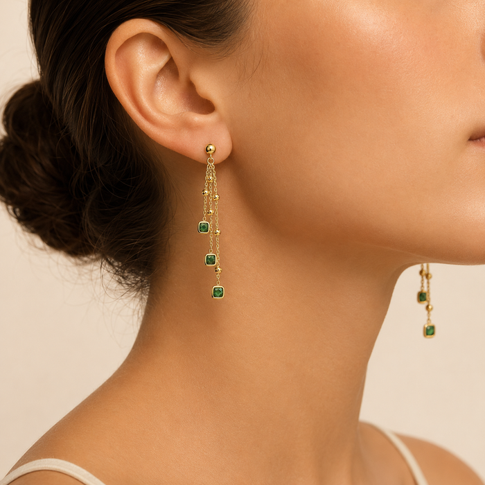 Emerald Earrings
