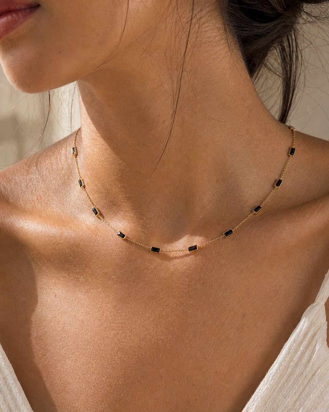 Midnight Line Necklace