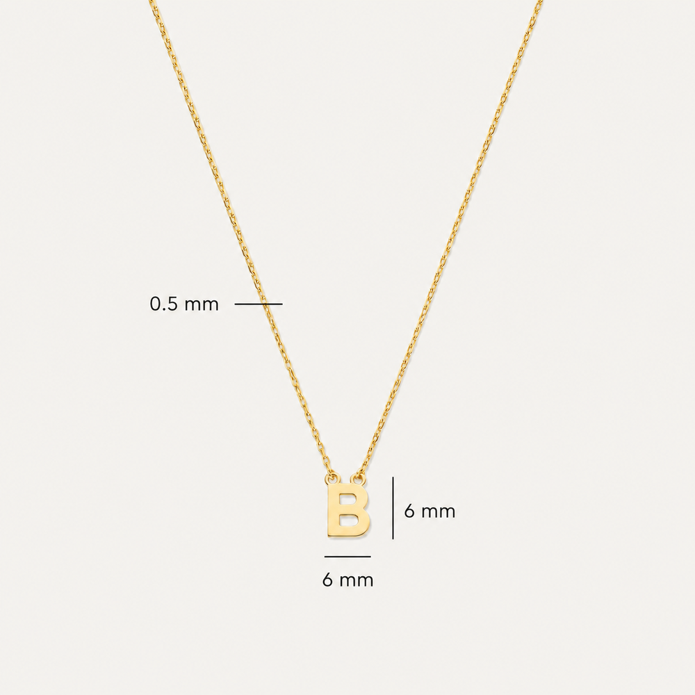 Essential Initial Letter Necklace