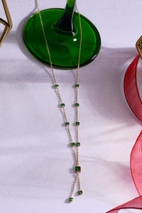 Smaragden Pad Ketting