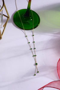 Smaragden Pad Ketting