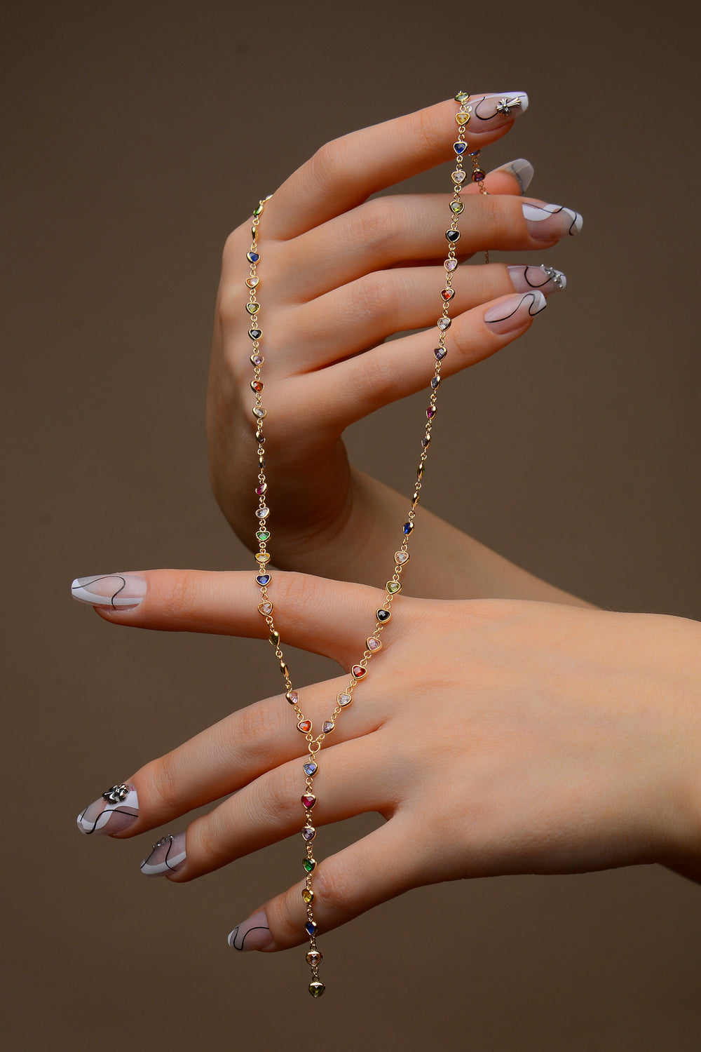 Bolek Y Necklace - 14K Solid Gold