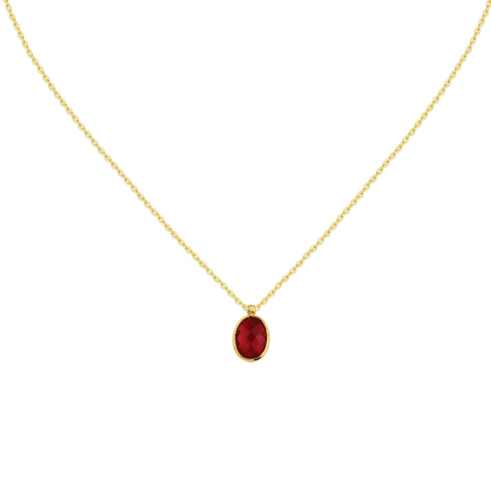 Red Bloom Necklace